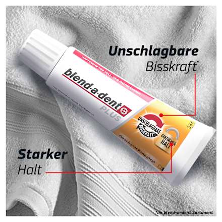 Haftcreme Plus Unschlagbare Bisskraft blend-a-dent