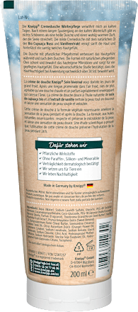 Cremedusche Winterpflege Kneipp
