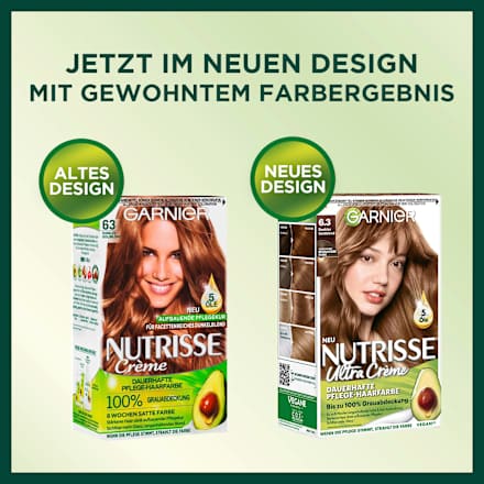Nutrisse Creme Haarfarbe - Nr. 63 dunkles Goldblond GARNIER NUTRISSE