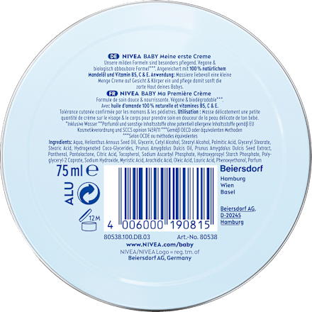Baby Creme Meine erste Creme  NIVEA BABY