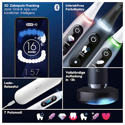 Elektrische Zahnbürste iO Series 9 Black Onyx  Oral-B