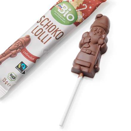 Schokolade Schokololli Weihnachtsmann dmBio