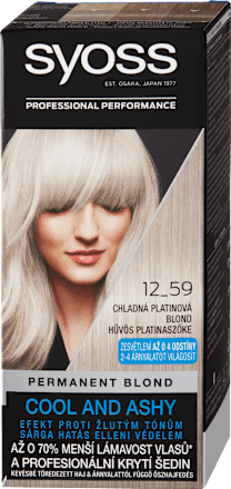 Farba na vlasy Cool Color - 12-59 chladná platinová blond syoss