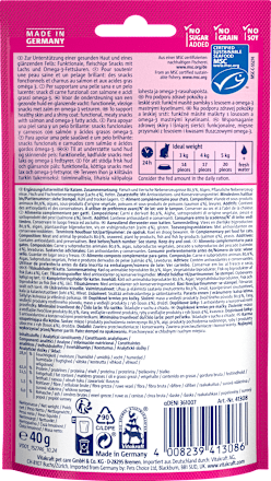 Dopolnila hrana za mačke - prigrizek z lososom Vitakraft