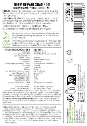 Deep Repair Shampoo Santé naturally.