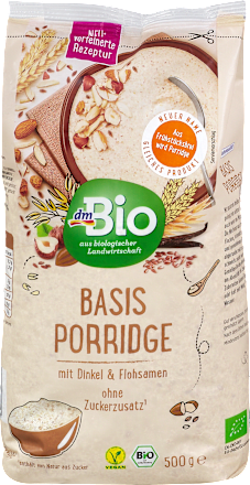 bio kaše snídaňová vláknina, mandle & lískové ořechy  dmBio