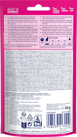 Dopolnila hrana za mačke - prigrizek z govedino Vitakraft