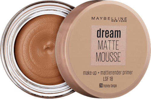 Primer Dream Matte Mousse, LSF 18, 26 Honey Beige MAYBELLINE NEW YORK