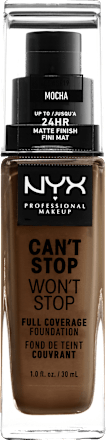 Foundation Can't Stop Won't Stop 24-Hour Mocha 19 NYX PROFESSIONAL MAKEUP