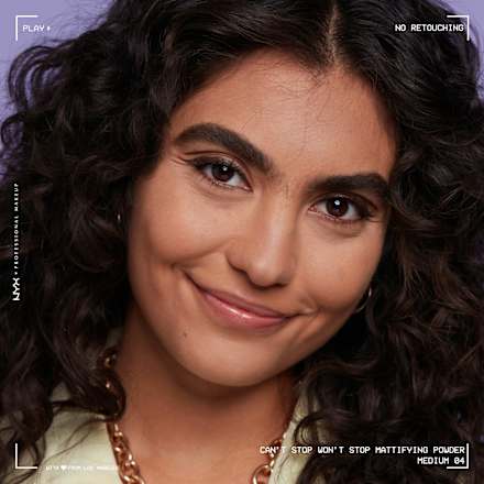 Puder Can't Stop Won't Stop Mattifying Medium 04 NYX PROFESSIONAL MAKEUP