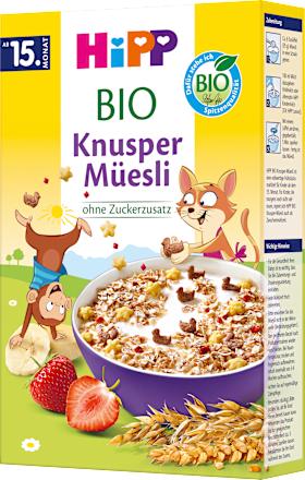 Kindermüsli Knusper ab dem 15. Monat HiPP