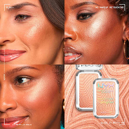 Highlighter Buttermelt 10 Glaze It Butta NYX PROFESSIONAL MAKEUP