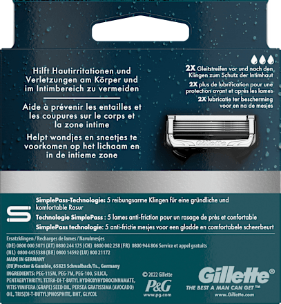 Rasierklingen, Intimate Gillette INTIMATE