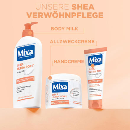 Hand- & Nagelcreme Shea ultra soft mit Glycerin Mixa