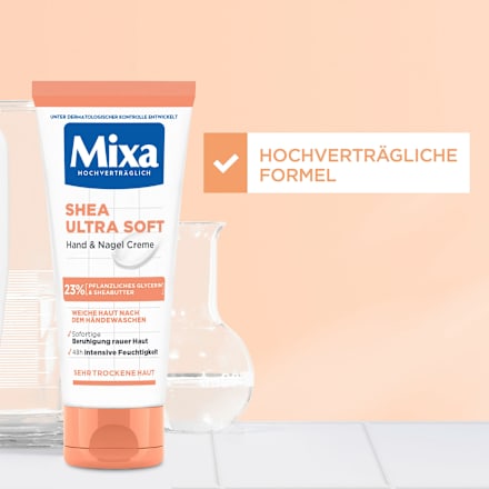 Hand- & Nagelcreme Shea ultra soft mit Glycerin Mixa