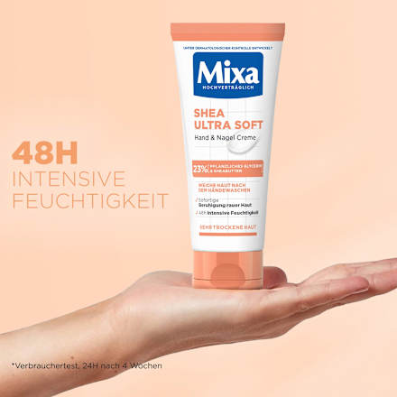 Hand- & Nagelcreme Shea ultra soft mit Glycerin Mixa