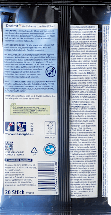 Nedves műszerfaltisztító kendő Denkmit