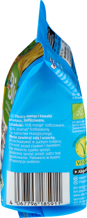 Bio liofilizirane rezine manga in liofilizirani koščki ananasa dmBio