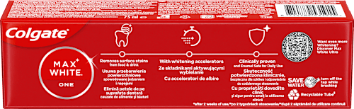 Fogkrém max white one Colgate