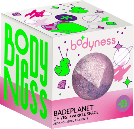 Badebombe Badeplanet sortiert BODYNESS