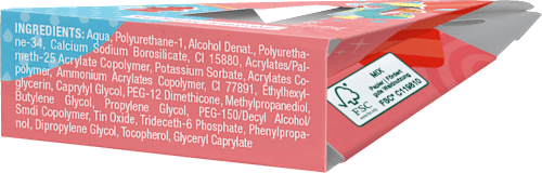 Nagelfarbe Wunterbunt rot für Kinder FruchtBar