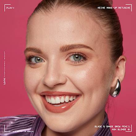 Augenbrauenstift Blade & Shade Nano, 01 Ash Blonde NYX PROFESSIONAL MAKEUP