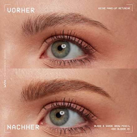 Augenbrauenstift Blade & Shade Nano, 01 Ash Blonde NYX PROFESSIONAL MAKEUP