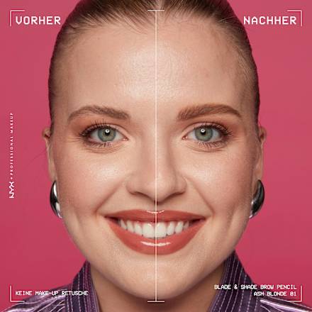 Augenbrauenstift Blade & Shade Nano, 01 Ash Blonde NYX PROFESSIONAL MAKEUP