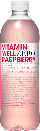 Erfrischungsgetränk, Zero Raspberry Vitamin Well