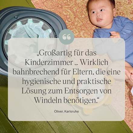 Windeleimer Twist & Click Sangenic, weiß Tommee Tippee
