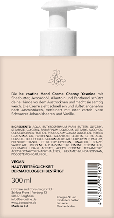 Handcreme Charmy Yasmine BE ROUTINE