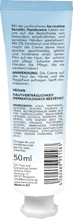 Handcreme sensitiv BE ROUTINE