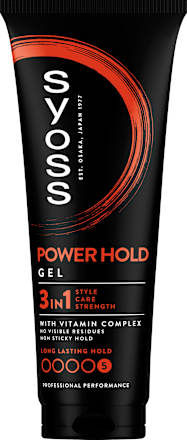Гел за коса Power Hold High Shine syoss