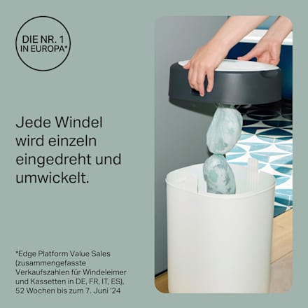 Windeleimer Twist & Click, grün Tommee Tippee