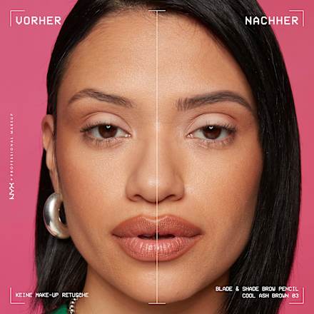 Augenbrauenstift Blade & Shade Nano, 03 Cool Ash Brown NYX PROFESSIONAL MAKEUP