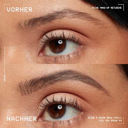 Augenbrauenstift Blade & Shade Nano, 03 Cool Ash Brown NYX PROFESSIONAL MAKEUP