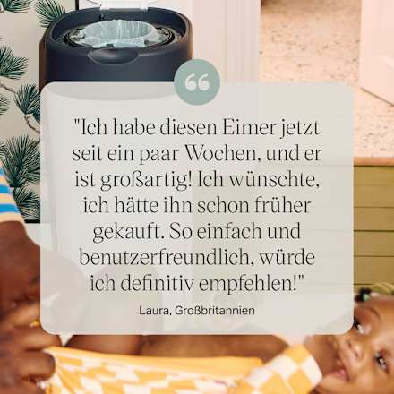 Windeleimer Twist & Click Sangenic XL, weiß Tommee Tippee