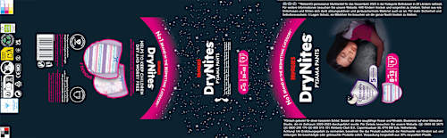 Pyjama Pants Mädchen 8-13 Jahre HUGGIES DryNites