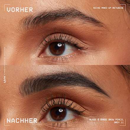 Augenbrauenstift Blade & Shade Nano, 11 Grey NYX PROFESSIONAL MAKEUP