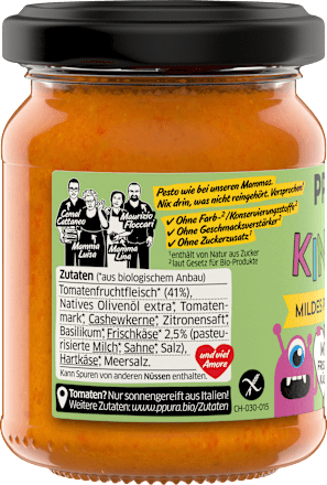 Pesto Rosso Mild Kinder PPURA