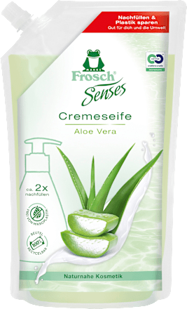 Flüssigseife Aloe Vera Nachfüllpack Frosch Senses
