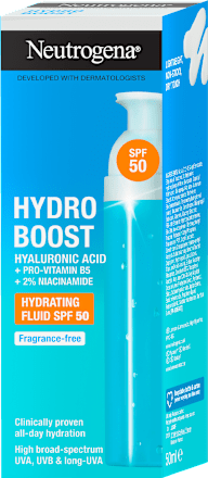 Hydratačný pleťový fluid Hydro Boost SPF 50 Neutrogena
