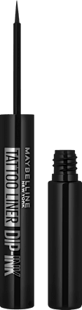 Tekoče črtalo za oči Tattoo Studio® Dip-Ink, 100 Black Track MAYBELLINE NEW YORK