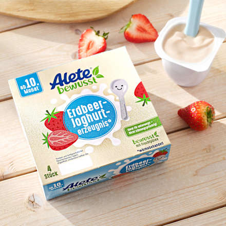 Frucht & Joghurt Erdbeere ab dem 10. Monat Alete