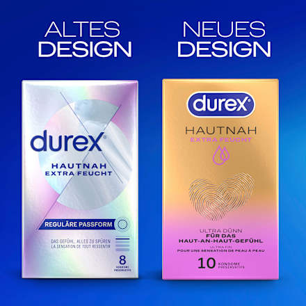 Kondome Hautnah Extra Feucht, Breite 56mm Durex
