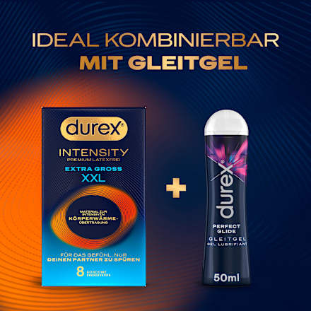 Kondome Intensity XXL, Breite 61mm Durex