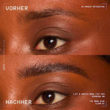 Augenbrauen Set Augenbrauengel Brow Lamination 01 &  Augenbrauenstift Lift & Snatc 06 Ash Brown Espresso NYX PROFESSIONAL MAKEUP