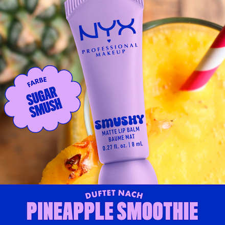 Lippenbalsam Smushy Matte 01 Sugar Smush NYX PROFESSIONAL MAKEUP