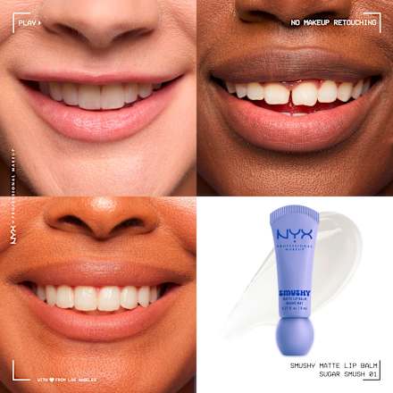 Lippenbalsam Smushy Matte 01 Sugar Smush NYX PROFESSIONAL MAKEUP