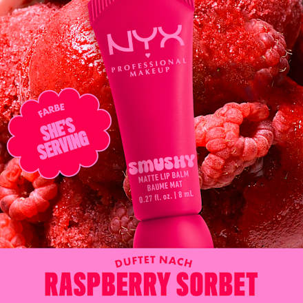 Lippenbalsam Smushy Matte 04 She´s Serving NYX PROFESSIONAL MAKEUP